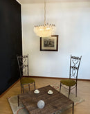 Poliedri Murano Trasparent Chandelier
