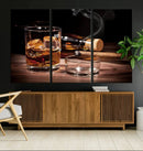 Elegant Whiskey Art Canvas Print Whiskey Printing Cuban