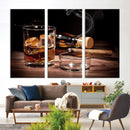 Elegant Whiskey Art Canvas Print Whiskey Printing Cuban by MyGreatCanvas | Canvas Wall Art Prints | Photo Prints & Wall Decor
