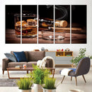 Elegant Whiskey Art Canvas Print Whiskey Printing Cuban