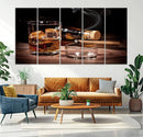 Elegant Whiskey Art Canvas Print Whiskey Printing Cuban