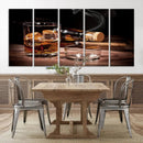 Elegant Whiskey Art Canvas Print Whiskey Printing Cuban