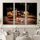 Elegant Whiskey Art Canvas Print Whiskey Printing Cuban