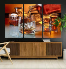 Elegant Whiskey Canvas Wall Art Print Scotch Art Bourbon Art