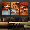 Elegant Whiskey Canvas Wall Art Print Scotch Art Bourbon Art