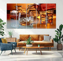 Elegant Whiskey Canvas Wall Art Print Scotch Art Bourbon Art
