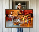 Elegant Whiskey Canvas Wall Art Print Scotch Art Bourbon Art