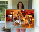 Elegant Whiskey Canvas Wall Art Print Scotch Art Bourbon Art