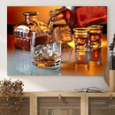 Elegant Whiskey Canvas Wall Art Print Scotch Art Bourbon Art