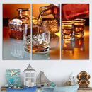 Elegant Whiskey Canvas Wall Art Print Scotch Art Bourbon Art