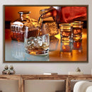 Elegant Whiskey Canvas Wall Art Print Scotch Art Bourbon Art