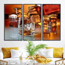 Elegant Whiskey Canvas Wall Art Print Scotch Art Bourbon Art