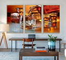 Elegant Whiskey Canvas Wall Art Print Scotch Art Bourbon Art