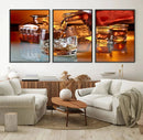 Elegant Whiskey Canvas Wall Art Print Scotch Art Bourbon Art