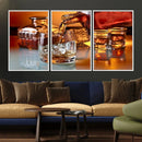 Elegant Whiskey Canvas Wall Art Print Scotch Art Bourbon Art
