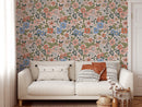 Vintage Liberty Style Elegant Flowers Wallpaper