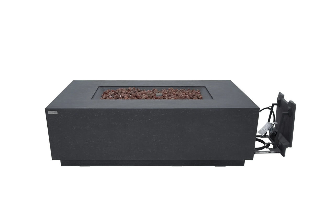 Elementi Andes Fire Table - Dark Gray, photo 10 of 13