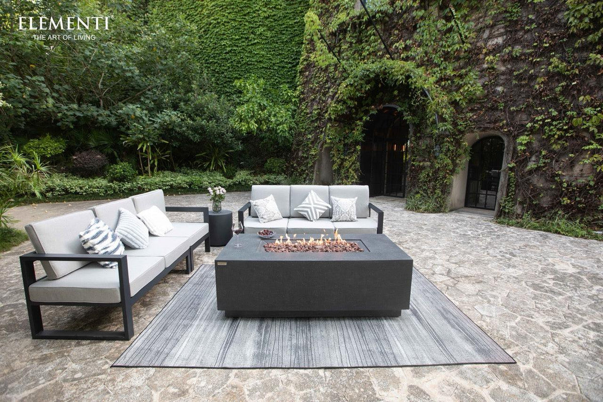 Elementi Andes Fire Table - Dark Gray, photo 2 of 13