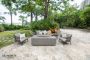 Elementi Andes Fire Table - Light Gray