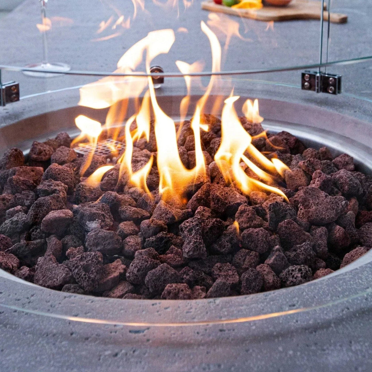 Elementi Metropolis Fire Pit Table - Light Gray, photo 13 of 20