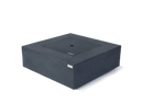 Elementi Plus Roraima 40" Square Slate Black Concrete Natural Gas Fire Table