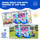3-in-1 Elephant Theme Inflatable Castle without Blower by LJGDeals
