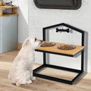 5 Heights Elevated Pet Feeder with 2 Detachable Stainless Steel Bowl by LJGDeals