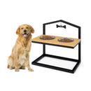 5 Heights Elevated Pet Feeder with 2 Detachable Stainless Steel Bowl by LJGDeals