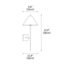 Ellis Wall Light 11.8"