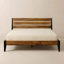 [Buy 1 Get 1] Emery Solid Wood Bed Frame & Nightstand by Megsu