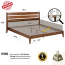 Emery Solid Wood Bed Frame by Megsu