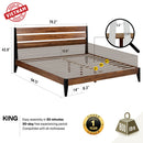 Emery Solid Wood Bed Frame by Megsu
