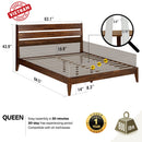 Emery Solid Wood Bed Frame by Megsu