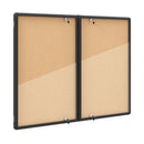 Enclosed Bulletin Board 47.5" x 35.5" with Aluminum Frame by LJGDeals