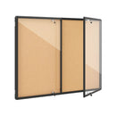 Enclosed Bulletin Board 47.5" x 35.5" with Aluminum Frame by LJGDeals