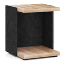 End Table 2-Tier Sofa Side Table with Open Storage Shelf-Oak by LJGDeals