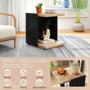 End Table 2-Tier Sofa Side Table with Open Storage Shelf-Oak by LJGDeals