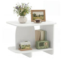 End Table 2-Tier Sofa Side Table with Storage Shelf for Small Space by DirectDeals