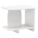 End Table 2-Tier Sofa Side Table with Storage Shelf for Small Space by DirectDeals