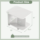 End Table 2-Tier Sofa Side Table with Storage Shelf for Small Space by LJGDeals