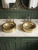 Brass Engraved Sink - Brass Basin Sink