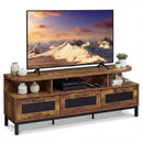 Entertainment Center with 3 Storage Drawers and Open Shelves by LJGDeals