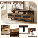 Entertainment Center with 3 Storage Drawers and Open Shelves by LJGDeals