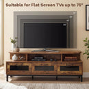 Entertainment Center with 3 Storage Drawers and Open Shelves by LJGDeals
