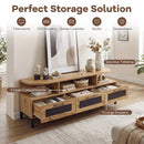 Entertainment Center with 3 Storage Drawers and Open Shelves by LJGDeals