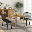 Entryway Bench for 2 with Spindle Back for Kitchen Dining Room Hallway by LJGDeals