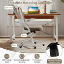 Ergonomic Computer Desk Chair with Lumbar Support and Flip-up Arms by LJGDeals