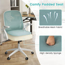 Ergonomic Computer Desk Chair with Lumbar Support and Flip-up Arms by LJGDeals