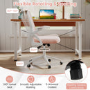 Ergonomic Computer Desk Chair with Lumbar Support and Flip-up Arms