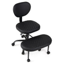 Cross Legged Office Chair with Adjustable Height & Footrest by LJGDeals